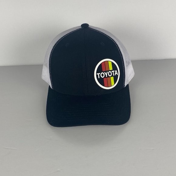 Other - Toyota 3 Stripe Logo Baseball Cap Adult‎ Trucker Hat Black White Snapback Forbes